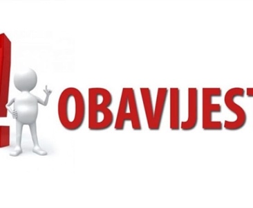 OBAVJEŠTENJE O ODRŽAVANJU PISMENOG I USMENOG ISPITA