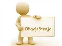 OBAVJEŠTENJE O ODRŽAVANJU PISMENOG I USMENOG ISPITA