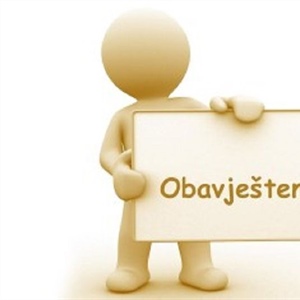 OBAVJEŠTENJE O ODRŽAVANJU PISMENOG I USMENOG ISPITA