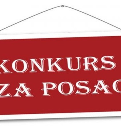 JAVNI OGLAS ZA PRIJEM U RADNI ODNOS